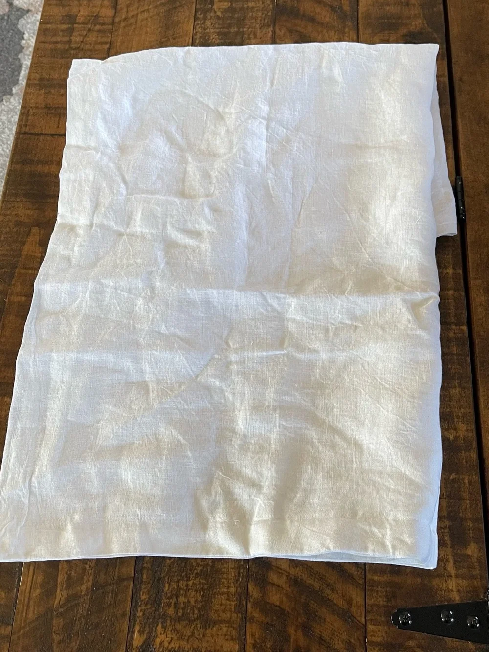 NWOT Quince European Linen Euro Sham, 26X 26 (White)